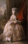 Thomas Gainsborough Queen Charlotte (mk25) oil painting artist
